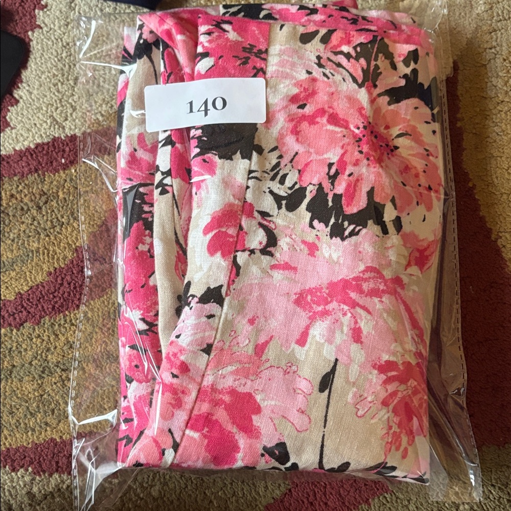Kim Rogers Women's Size 14 Pink Floral Sleeveless Midi Dress Casual sku140 - Picture 10 of 10